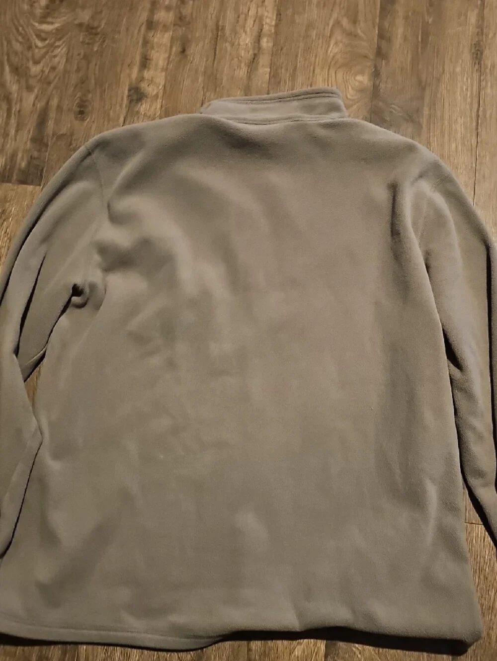 The North Face Fleece Pullover Men Jacket Xlarge Gray Green Sweatshirt